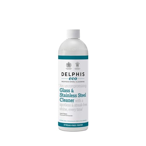 Delphis Eco Glass, Window & Stainless Steel Cleaner 700ml | Eco Friendly | Window Cleaner | Car Glass Cleaner