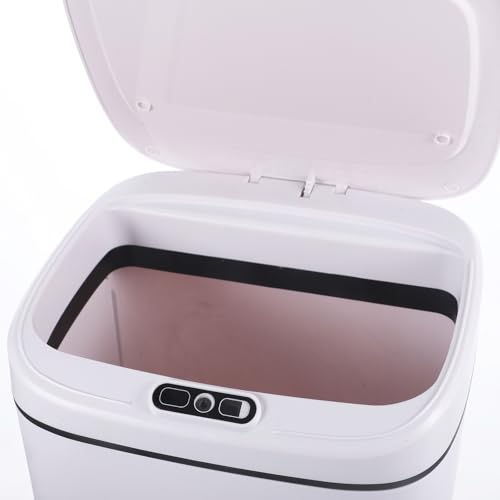 Caneca de basura automática Beavorty 12L blanca miniatura 4