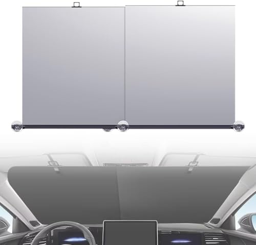 MH55S/MH95S ワゴンR カスタムZ 自動巻取り式 車用サンシェード UVカット・熱遮断 折りたたみ式フロントガラス用日除けローラーシェード