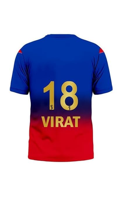 Image of Sports India IPL Cricket Team T Shirt Jersey for (Kid's, Boy's & Mens) L777