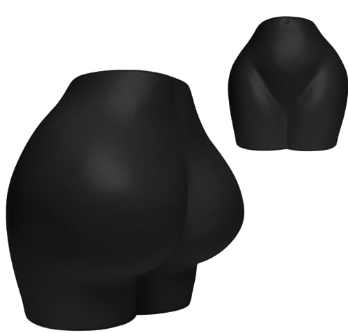 Camtoms Butt Vase for Decor | Butt Planter Pot | Female Form Body Vase – Unique Modern Cheeky Vase - Cute Minimalist Accent Piece – Ceramic Booty Flower Vase Sculpture, Indoor Planter Pot