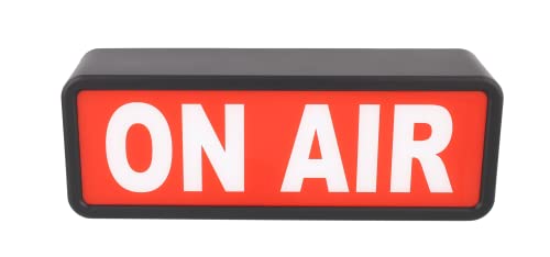 ON AIR LIGHT LED Sign by OKEDEN,Room Decor Wall Decor Light Sign Recording Sign for Vloggers, Youtube Stars, Home Studio, or Just Cool,Easy ON/OFF Switch and Operates on AA Batteries or USB Power