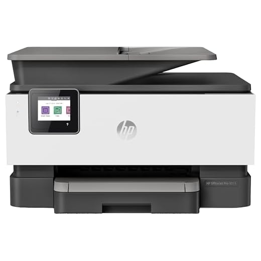 HP OfficeJet Pro 9015 All-in-One Wireless Color Printer, with Smart Home Office Productivity, HP Instant Ink, Works with Alexa (1KR42A)