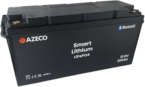 Lithium prismatic battery LiFePo4 200Ah with integrated Bluetooth, IP66, 12V,