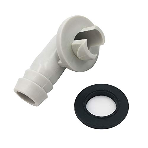 Air Jade 3/5 Inch(15Mm) Air Conditioner Drain Hose Connector Elbow Fitting With Rubber Ring, Universal Fit Mini-Split Ac Unit And Window Air Conditioning Unit #TOP3