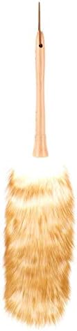 Flexible Wool Duster,21 inch Lightweight Dusters with Handle for Cleaning Ceiling Fan Blinds Cobwebs Baseboards Indoor Outdoor