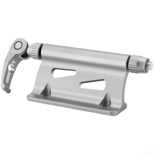 Auto SUV Halterung Fahrrad Gabel Schnellspanner Halter Halterung mit weichen Kontaktpunkten zum Schutz von Lack und starker Tragfähigkeit für Fahrräder (Silber)