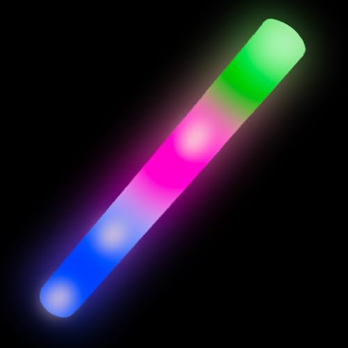 Bâtons lumineux en mousse pour animer les soirées | 250 pièces Tap Tap LED 48cm France Effect