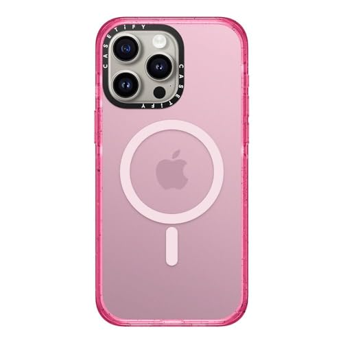 Image of CASETiFY for iPhone 15 Pro Max Case - Impact Compatible with MagSafe Pink