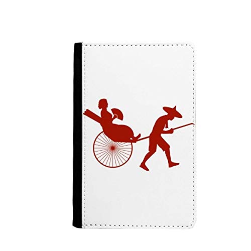 Étui pour passeport Jinrikisha étui de protection élégant motif artistique