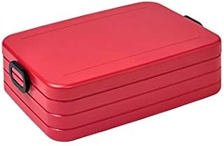 Mepal  Lunch Box Take a Break Flat  Nordic Green  Capacity 800 ml  Compartment Lunch Box  Ideal for Meal Prep  Sandwich Box - Dishwasher Safe