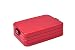 Produktbild Mepal Take a Break Large Nordic red 1500 ml Inhalt  Lunchbox mit Trennwand  ideal für Mealprep  spülmaschinenfest, ABS