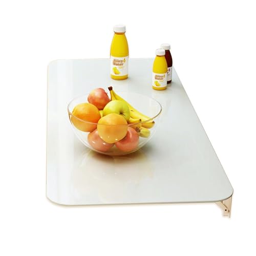 Mesa de pared plegable para cocina y oficina, barra de desayuno de hoja caída y escritorio flotante para comedor, estación de trabajo para computadora para el hogar, diseño versátil montado en la