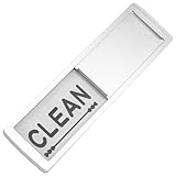 SAFIGLE Flexible Magnetische Clean Dirty Anzeige für Geschirrspüler Doppelseitig Nutzbar für Küche und Haushalt