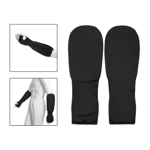 kowaku Fist Forearm Guards Padded Arm Sleeves Forearm Protective Gear Protector for Boxing, Muay Thai, Match, Grappling, Adult Kids, L - Thumbnail 4