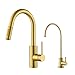 Kraus KPF-2620-FF-100BB Oletto Pull-Down Kitchen Purita Water Filter Faucet Combo, 16 Inch, Brushed Bronze