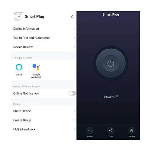Smarter Living - Wifi Smart Plug (Single Pack), Reliable Wifi, Supports 15A 1800 Watts, Small Size, No Hub Required, Compatible With Alexa, Google Home, Voice Control, Smart Life And Tuya App #TOP3