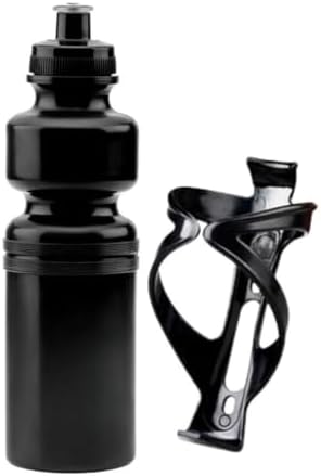 Kit Suporte Caramanhola + Garrafa de Agua 750ML Boca Larga Ciclis...