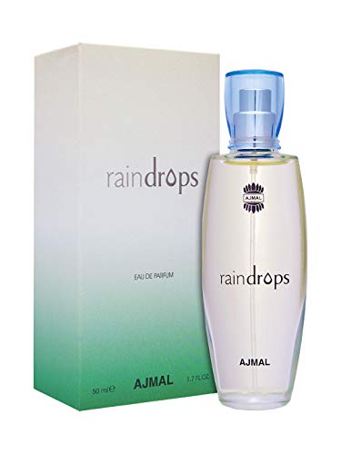 Ajmal Raindrops EDP Floral Chypre Perfume 50ml for Women and Aurum Concentrated Perfume Oil Fruity Floral Alcohol-free Attar 10ml for Women - Image 3