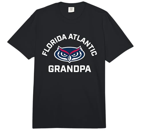 Florida Atlantic University FAU Owls Arched Grandpa Comfort Colors Adult Heavyweight T-Shirt