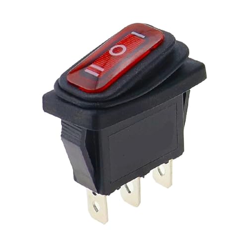 Interrupteur à bascule KCD3 avec témoin LED rouge pour éviter les oublis - 7