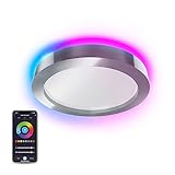 Atomi Smart WiFi LED Ceiling Light, 2200 Lumens 24W, Tunable and Dimmable, White and Color-Changing 2000K-6500K, Control with Voice or App, Works with Alexa and Google Assistant