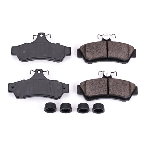 Image of PowerStop Rear Brake Pads for Pontiac GTO 2004-06 - Z17 Ceramic Brake Pads with Installation Hardware, 17-1048