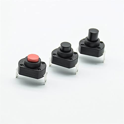 Bouton poussoir micro interrupteur 10A autobloquant pour alimentation 4pcs