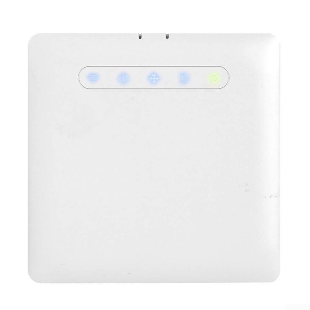 Thermostat intelligent WiFi, pour radiateur de chauffage à fil pilote, avec application de surveillance Ecowatt, commande vocale, personnalisation de la pièce, mode ECO, protection contre le gel