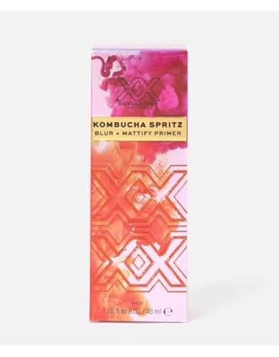 XX Revolution Kombucha Spritz Blur and Mattify Face Primer, Liquid Formula
