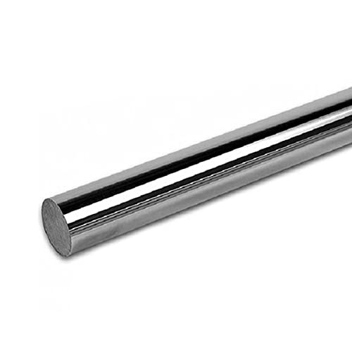Varillas de Acero Inoxidable Barras Redondas de Acero Inoxidable 304, 10 mm de diámetro, 4 Tipos de Longitud Opcionales para Varios Ejes, 10 mm x 500