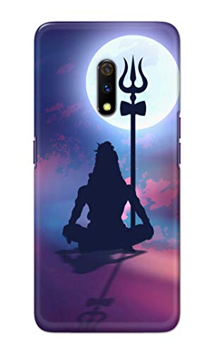 Image of Printed Hard Back Cover Case for Realme X | Oppo K3 Back Cover (Lord Shiva) -702