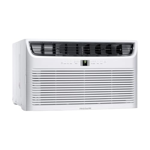 Image of Frigidaire 12,000 BTU Wall Air Conditioner with Dehumidifier and Remote | 230V, Fan, Quiet Energy Efficient, Wall Mounted, for Home Cooling, Cools Rooms, Up To 550 Sq Ft