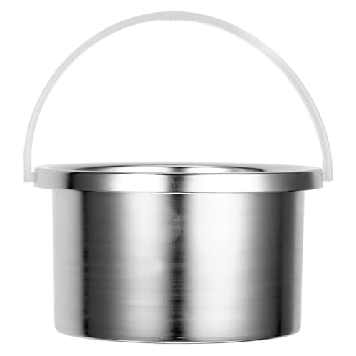 PRETYZOOM Recipiente Interior de Aluminio para Máquina de Depilación con Cera Olla Fundidor Metálica para Calentador de Cera Accesorio Seguro y Fácil de Limpiar para Depilación Profesional