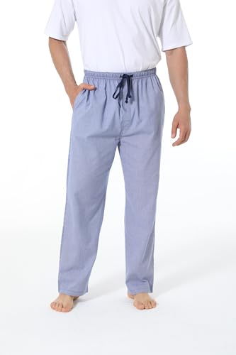 JupiterSecret Mens Pajama Pants Set Cotton Lightweight Plaid Sleep & Lounge Pants, PJ Bottoms with Pockets and Button Fly4