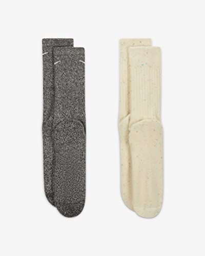 Image of Nike Cotton Blend Men`S Everyday Plus Cushioned Training Crew Regular Socks 3 Pack, Multi(Dm7086-902) /C, Large, Assorted