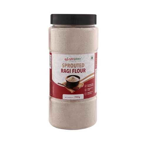 Nutriplato-enriching lives Sprouted Ragi Flour, 700g (B0D7RS8114) Amazon Price History, Amazon Price Tracker