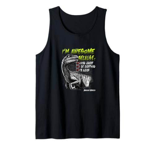 Tank Top Velociraptor Jurassic World idéal pour le sport et les journées d'été