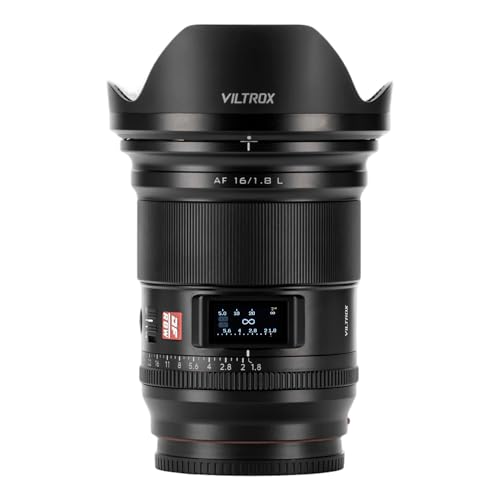 Obiettivo grandangolare: VILTROX 16 mm f/1.8 L offre un angolo di visione ultra-ampio, ideale per paesaggi, architettura e astrofotografia con fotocamere a schermo intero L-Mount