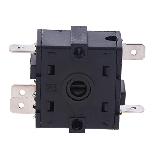 Sélecteur rotatif commutateur encodeur 5 broches AC 250V 16A