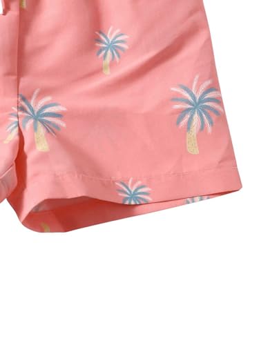 Verdusa Boy's Elastic Waist Swim Trunk Swimwear Beach Shorts4