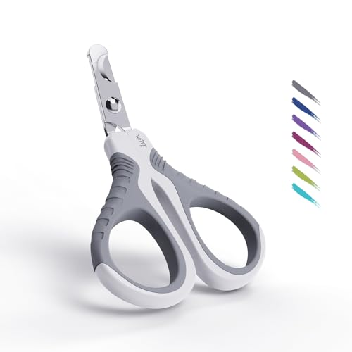 WePet-Pet-Nail-ClippersU071-Professional-Claw-Trimmer-Bended-Scissor-Special-for-Cats-Kittens-Dogs-Puppies-Small-Animals-WhiteGrey