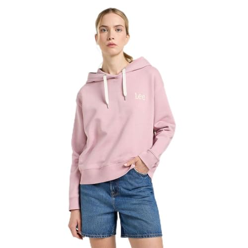 Sweat-Shirt à Capuche Femme Lee en Maille Chaude avec Poche Kangourou