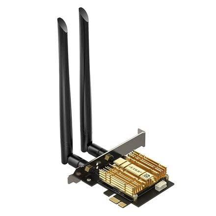 Tarjeta PCI-E WiFi 6E AX210 Bluetooth 5.2 interna de 5400Mbps y latencia ultra baja