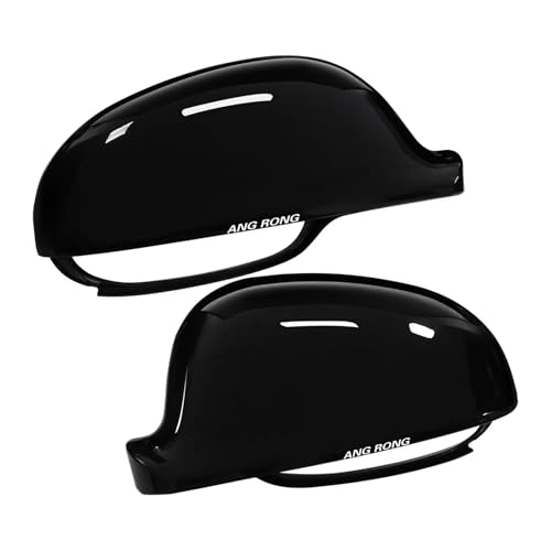 Coque de rétroviseur latéral noir brillant pour VW Jetta et EOS 2003-2010