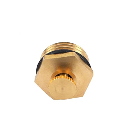 Oligitdi Set of 5 Brass Drip Irrigation Heads High Pressure Nozzle Sprinklers Heads for Watering Garden,Farm,Flower (External Thread Diameter 20mm,Spray Range 3-5m)