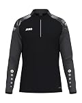 JAKO – JAKO Unisex Ziptop Sonic, schwarz/anthrazit, L