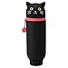 Produktbild LIHIT LAB. PuniLabo Stand Up Pen Case (Pen Holder), Black Cat, 2.4" x 7.8" (A7712-3)