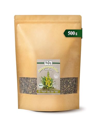 Biojoy BIO-Königskerzen-Tee (500 g), Königskerzenblätter getrocknet und geschnitten (Verbascum thapsus)