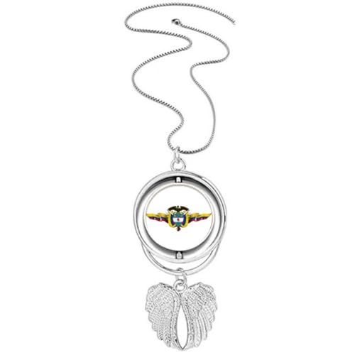 Collier ailes d'ange emblème national amecolombia cadeau idéal pour femme et homme